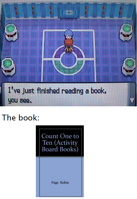 Pokémon Elite Four Lucian's book Blank Meme Template