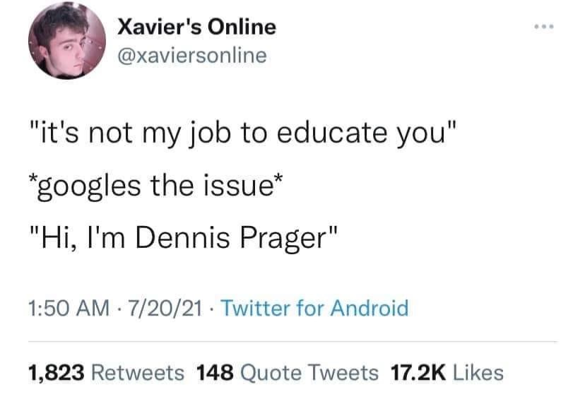 High Quality Hi I’m Dennis Prager Blank Meme Template