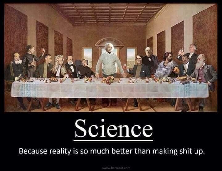 Science last supper Blank Meme Template