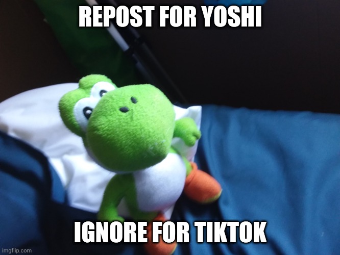 REPOST FOR YOSHI; IGNORE FOR TIKTOK | made w/ Imgflip meme maker