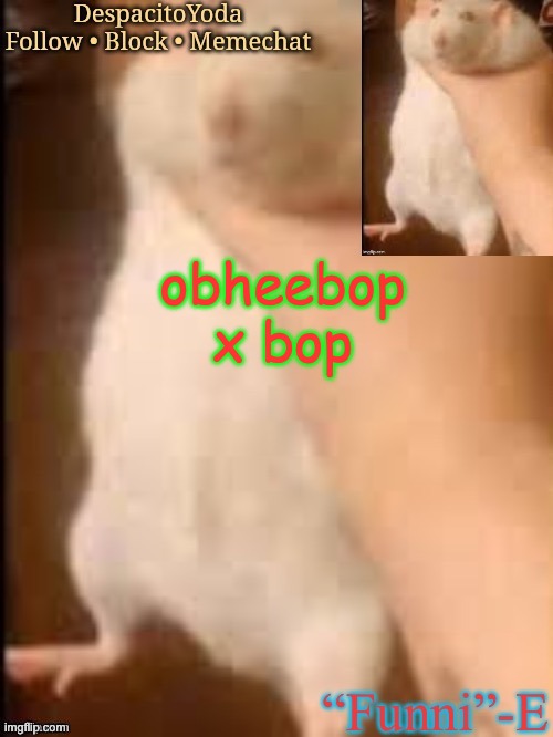 Yes (thank Series Nerd) | obheebop x bop | image tagged in yes thank series nerd | made w/ Imgflip meme maker