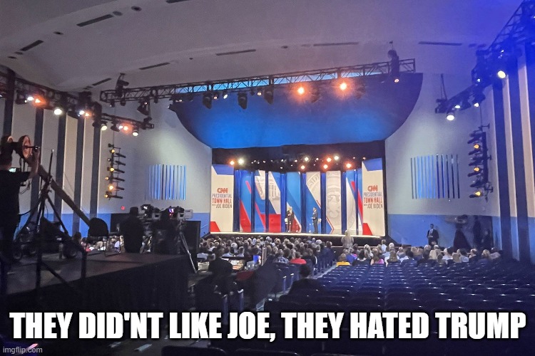 They hated Trump | THEY DID'NT LIKE JOE, THEY HATED TRUMP | image tagged in joe biden,trump | made w/ Imgflip meme maker