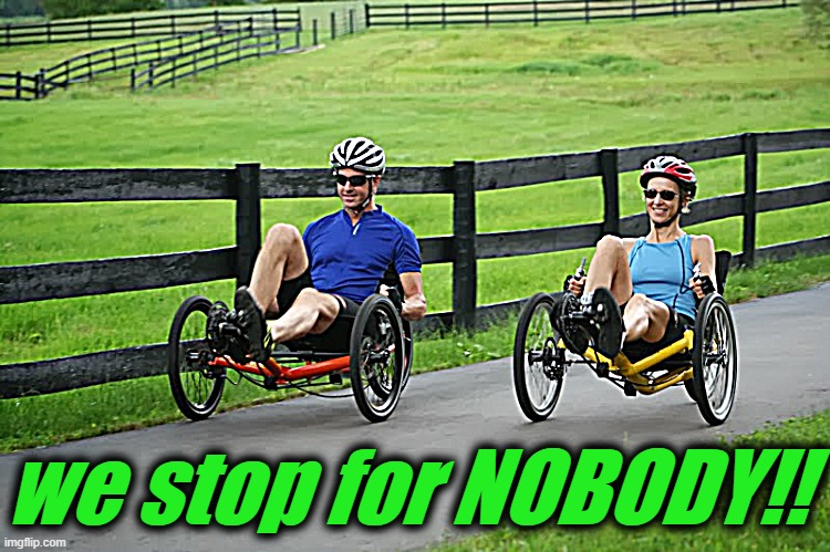 we stop for NOBODY!! | made w/ Imgflip meme maker