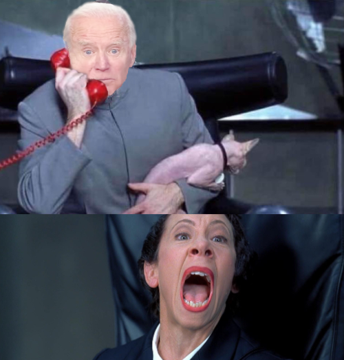 High Quality Evil Biden & Frau Blank Meme Template