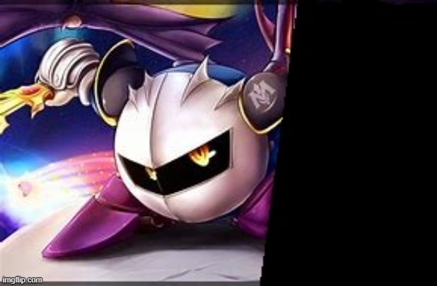 OH MY GOD META KNIGHT IS SHOWING YOU HIS hen-tie | made w/ Imgflip meme maker