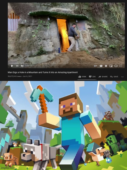 Why do I hear Minecraft music | image tagged in minecraft | made w/ Imgflip meme maker