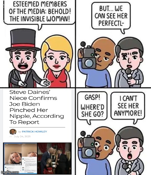 joe biden is a pederast | image tagged in invisible woman,creepy joe biden,pedophile | made w/ Imgflip meme maker