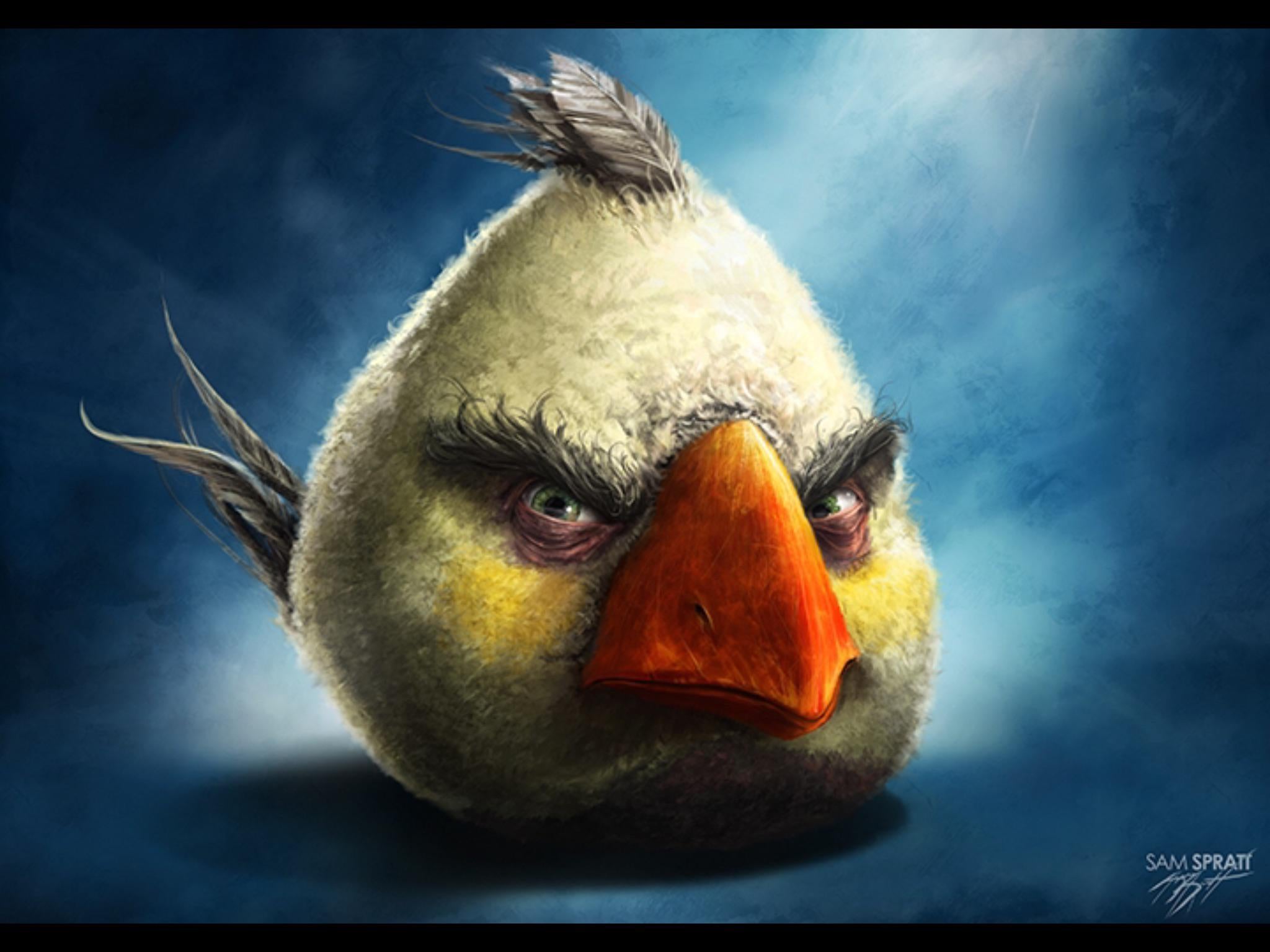 Angry Birds White Blank Meme Template