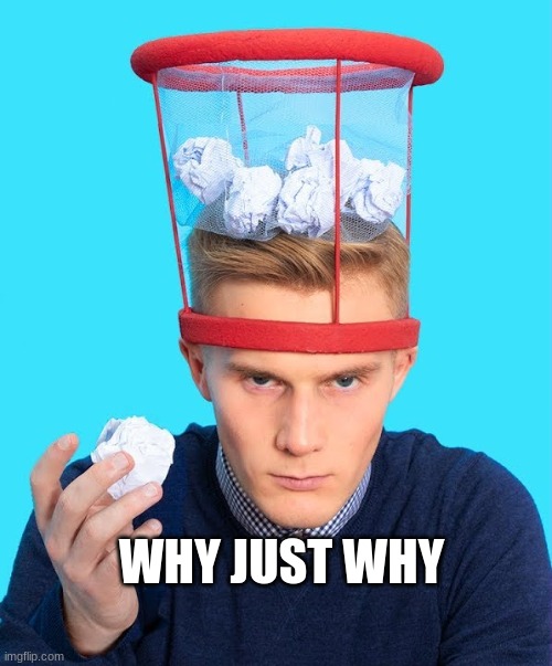 WHY JUST WHY | made w/ Imgflip meme maker