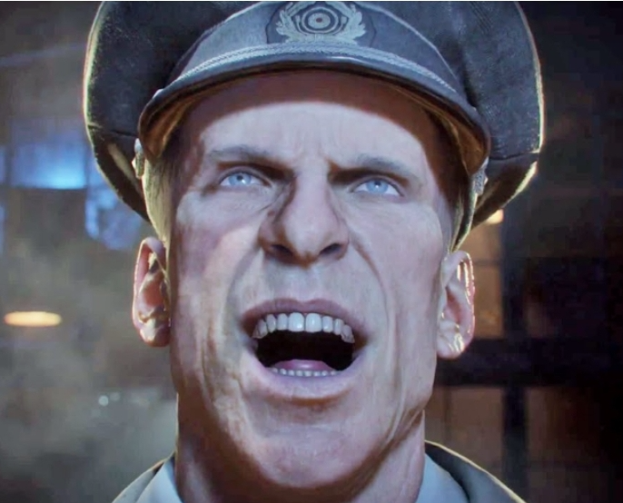 High Quality Richtofen laughing Blank Meme Template