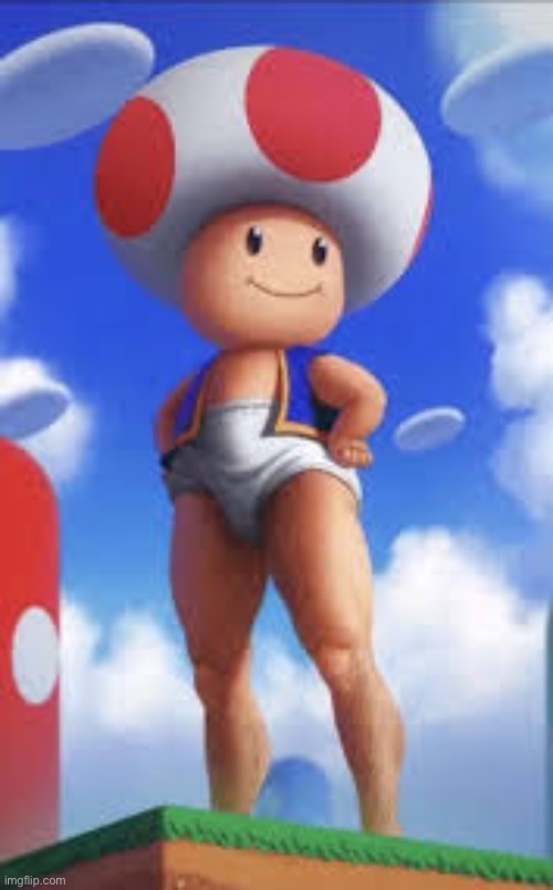 Toad with legs | image tagged in toad with legs | made w/ Imgflip meme maker