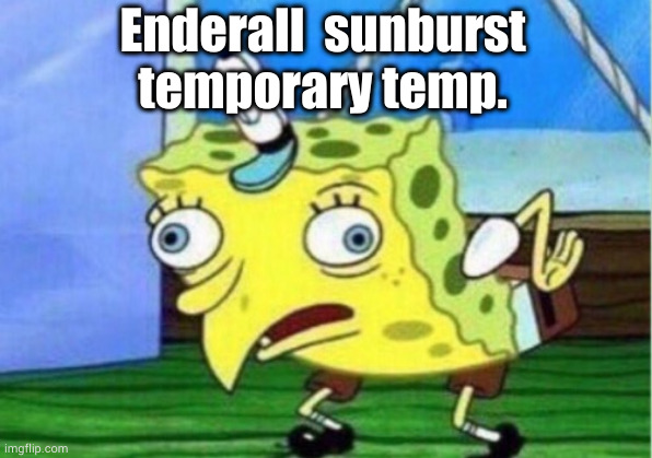 Enderall  sunburst temporary temp Blank Meme Template