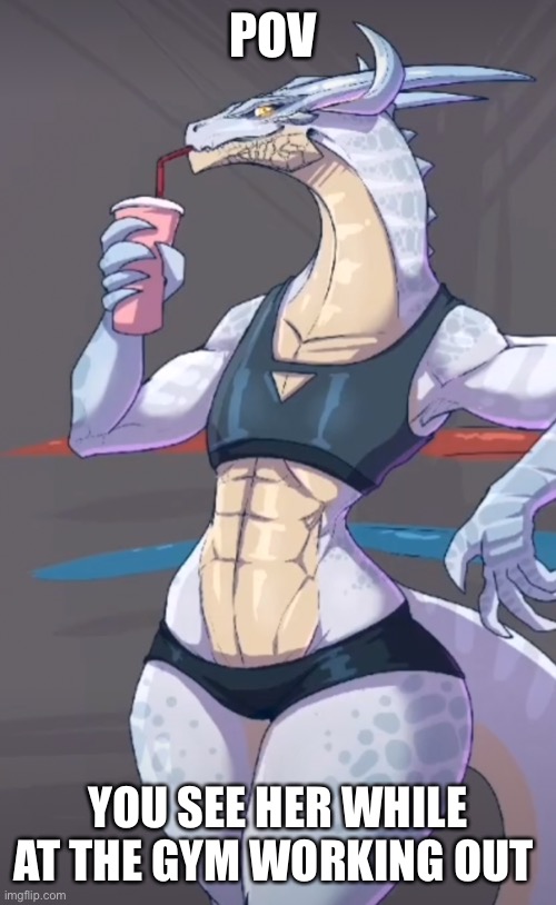 POV; YOU SEE HER WHILE AT THE GYM WORKING OUT | image tagged in roleplaying | made w/ Imgflip meme maker