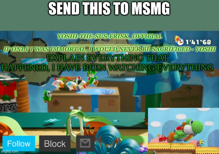 SEND THIS TO MSMG | made w/ Imgflip meme maker