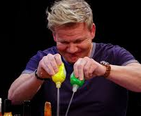 Gordon Ramsay squirt lemon and lime juice Blank Meme Template