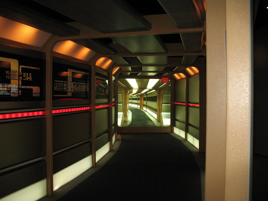 High Quality Forboding Star Trek hallway Blank Meme Template