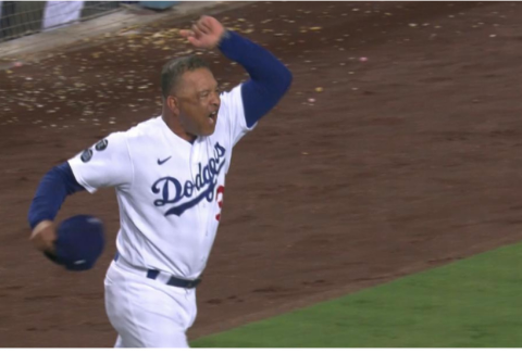 High Quality Dave Roberts losing his mind Blank Meme Template