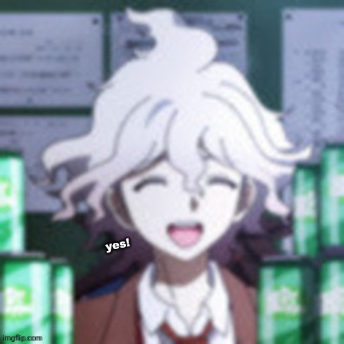 Nagito with a gun - Imgflip