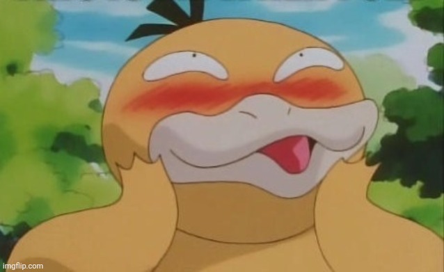 Psyduck smiles | image tagged in psyduck smiles | made w/ Imgflip meme maker