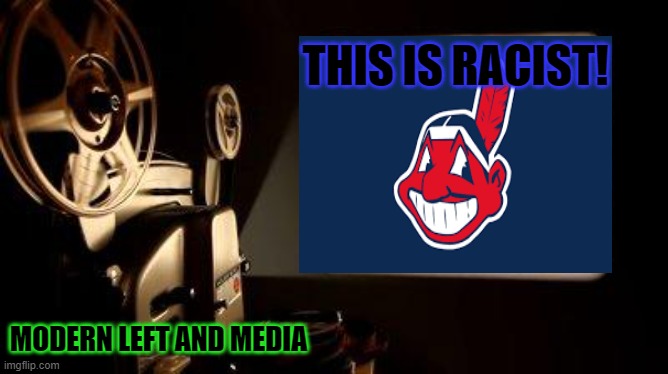 Movie Projector | THIS IS RACIST! MODERN LEFT AND MEDIA | image tagged in movie projector | made w/ Imgflip meme maker