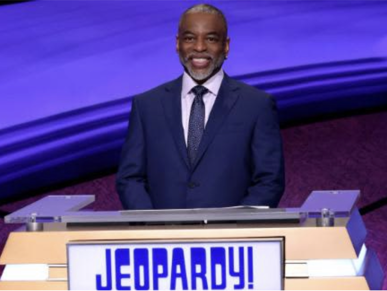 High Quality LeVar Burton Jeopardy! Blank Meme Template