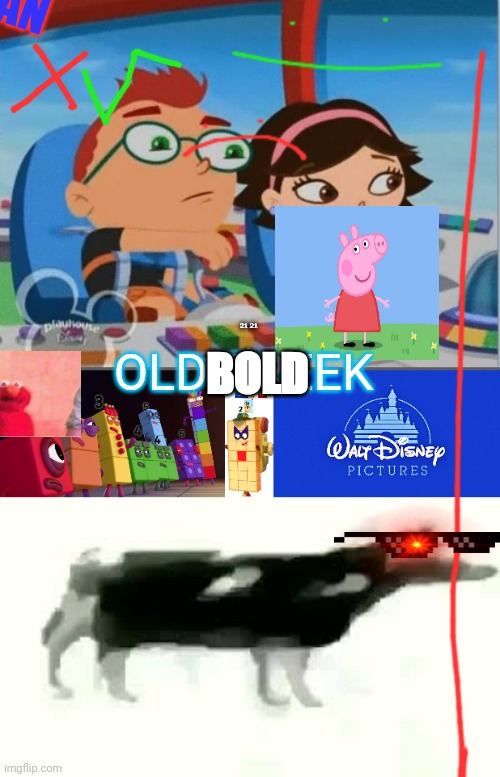 OLD RUSSIAN; OLD GREEK; BOLD; 21 21; 21 21 | image tagged in little einsteins meme,angry numberblocks,blank white template,21 the number explorer,walt disney logo,polish cow | made w/ Imgflip meme maker