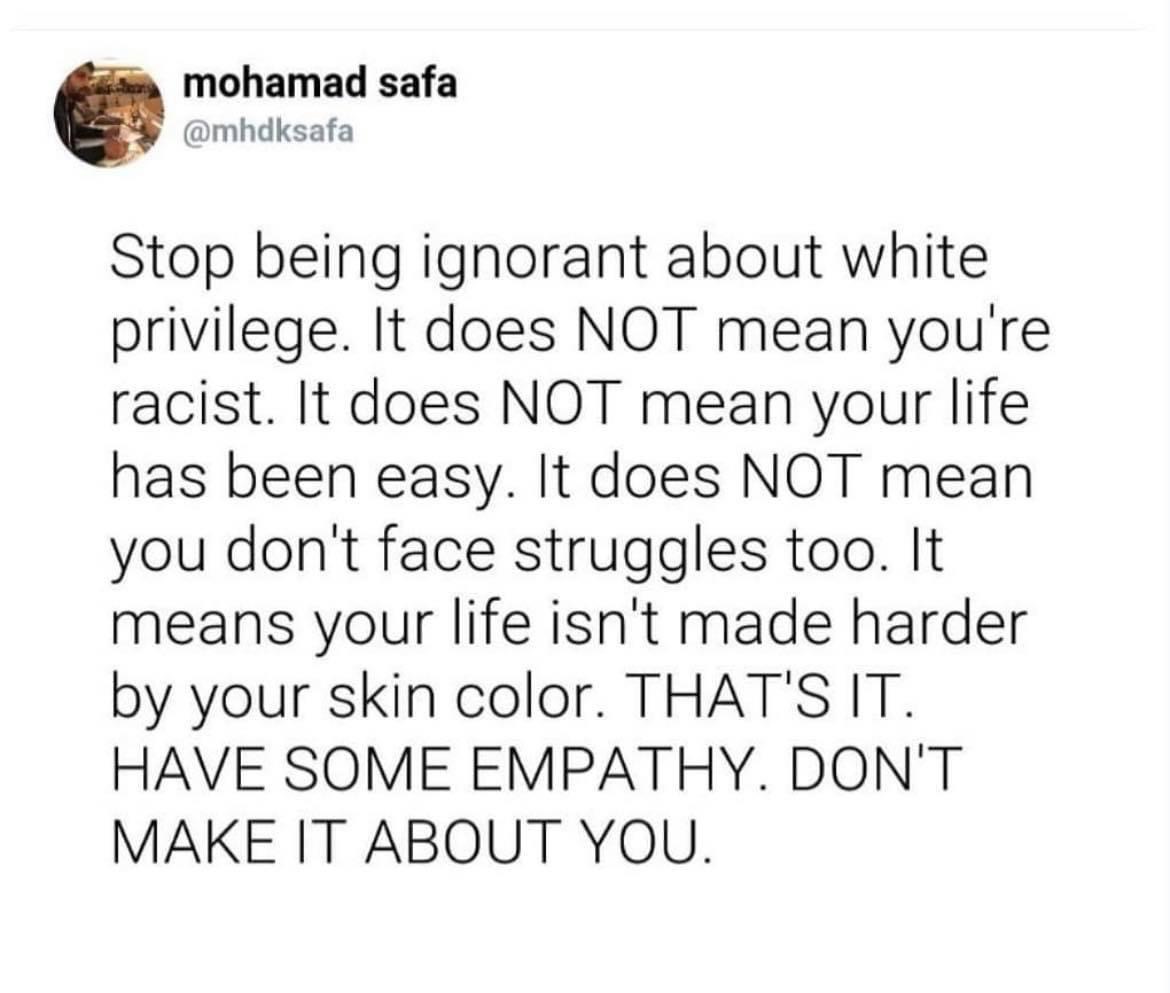 White privilege explained Blank Meme Template
