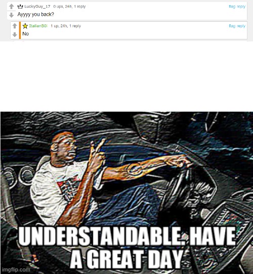 image tagged in understandable have a great day | made w/ Imgflip meme maker