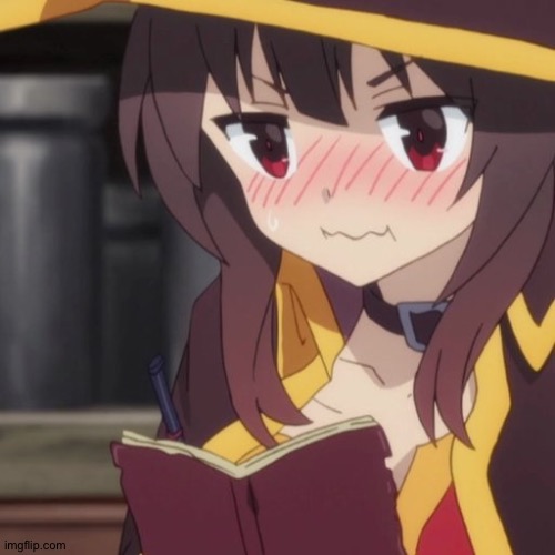 Megumin's diary | image tagged in megumin's diary | made w/ Imgflip meme maker