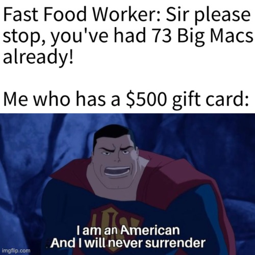 mac | image tagged in big mac,superman sucks | made w/ Imgflip meme maker