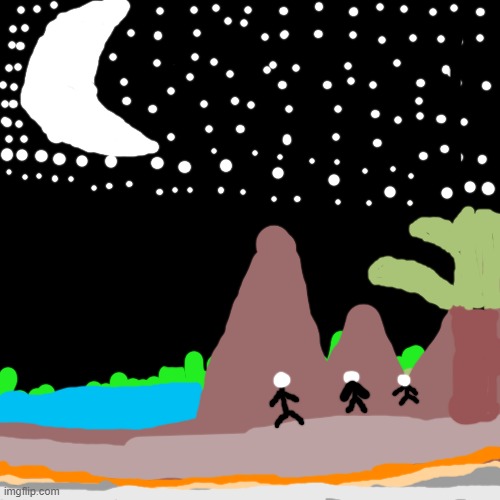 I made an art by Ava Lopez I worked so hard on it and I think it's an awesome picture | image tagged in memes,blank transparent square | made w/ Imgflip meme maker