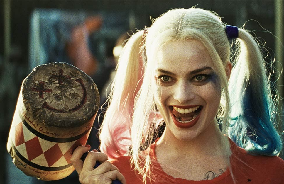 High Quality Margot Robbie - Harley Quinn Blank Meme Template