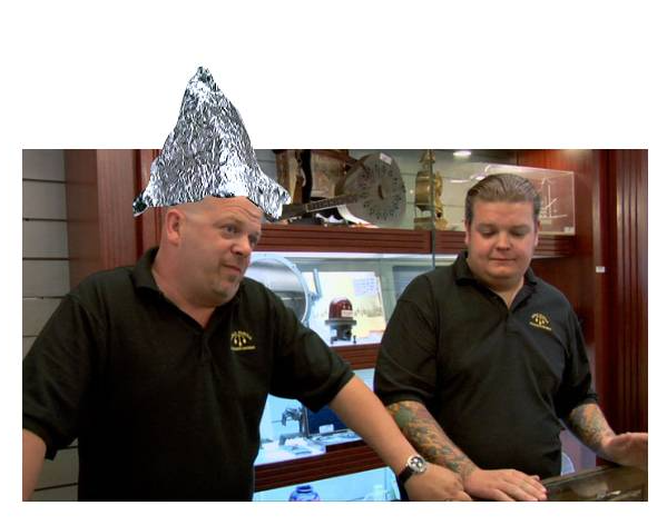 High Quality PAWN STARS RICK IN TIN FOIL HAT "BEST I CAN DO" Blank Meme Template