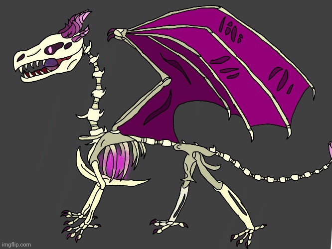 Human skeletons are easier to draw ? | image tagged in drawing,dragon,bones | made w/ Imgflip meme maker