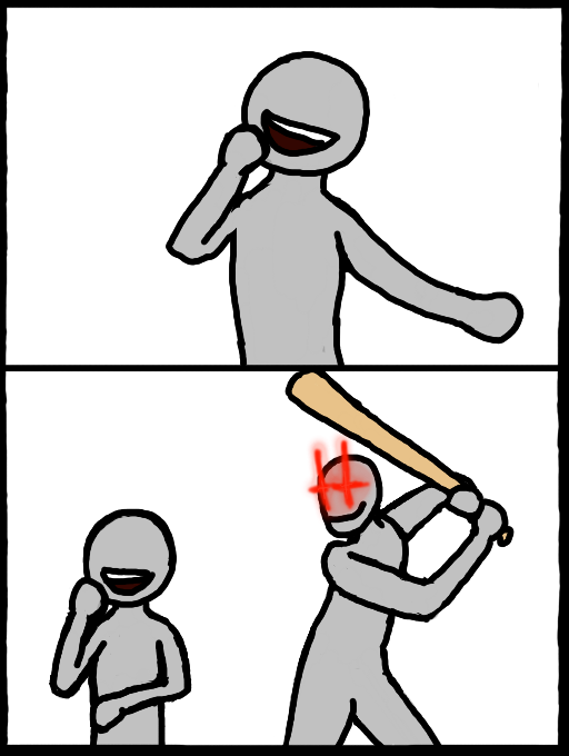 High Quality Surprise Bat Blank Meme Template