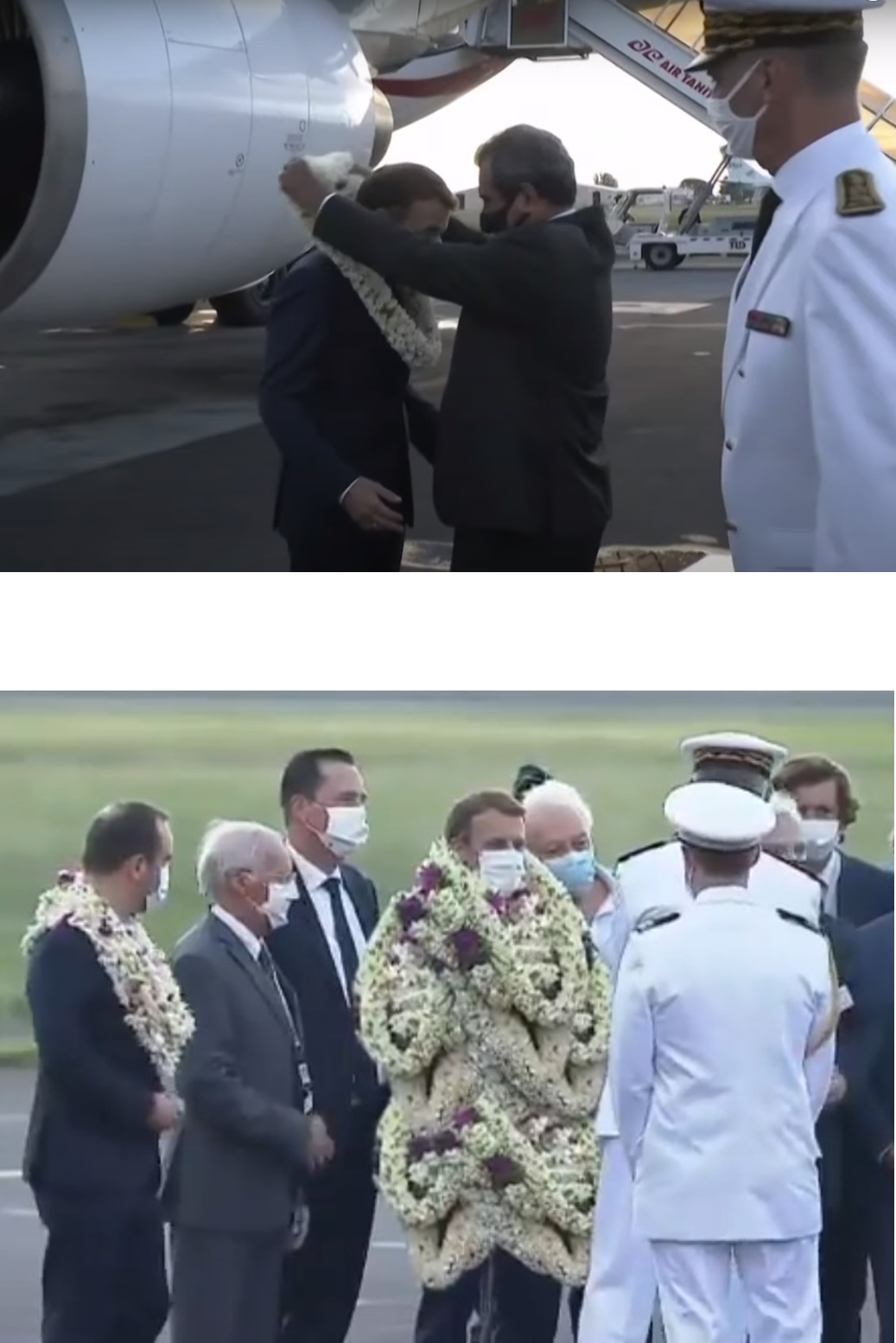 Macron Polynesia Blank Meme Template