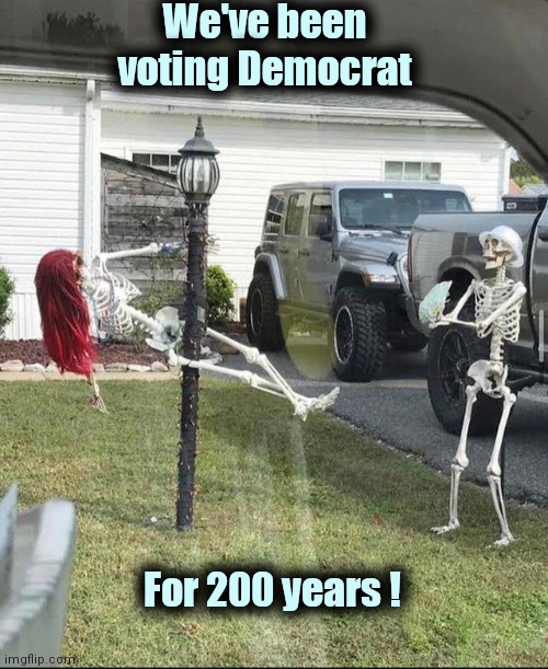 We've been voting Democrat For 200 years ! | made w/ Imgflip meme maker