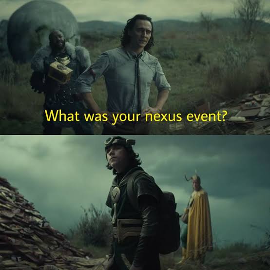 What was your nexus event? Blank Meme Template