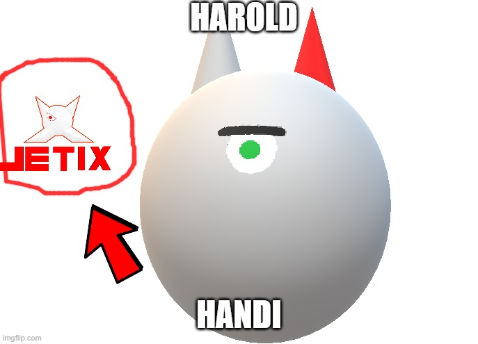 Funny 1969 Cat Anime |  HAROLD; HANDI | image tagged in 3d jetix jay | made w/ Imgflip meme maker