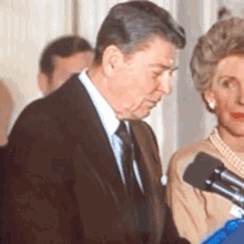 High Quality Ronald Reagan speech Blank Meme Template