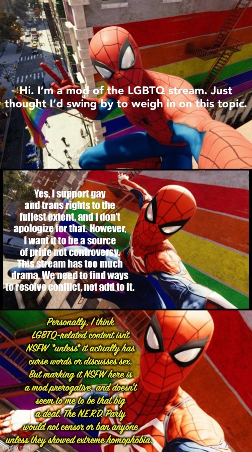 Nerd Party LGBTQ | image tagged in nerd party lgbtq | made w/ Imgflip meme maker