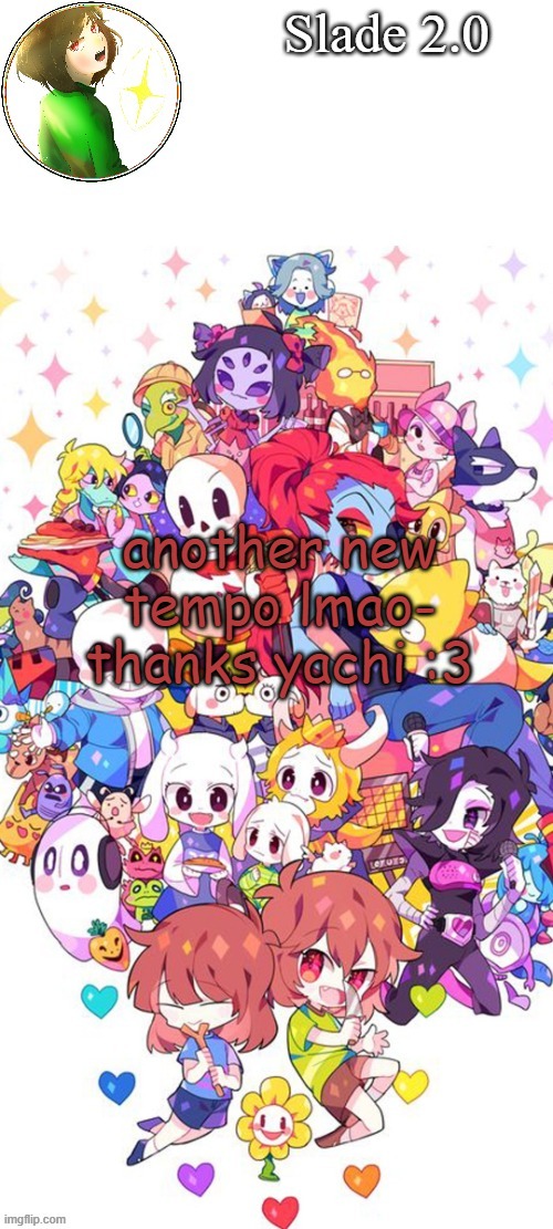 soap undertale tempo (ty yachi) | another new tempo lmao- thanks yachi :3 | image tagged in soap undertale tempo ty yachi | made w/ Imgflip meme maker