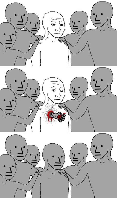 We are unique Blank Meme Template