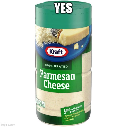 parmesan | YES | image tagged in parmesan | made w/ Imgflip meme maker