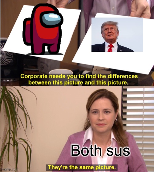 They're The Same Picture | Both sus | image tagged in memes,they're the same picture | made w/ Imgflip meme maker