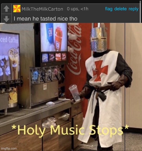 Kak | image tagged in holy music stops | made w/ Imgflip meme maker