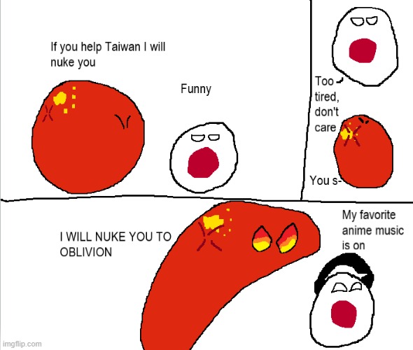 Japan doesn't care | image tagged in comics | made w/ Imgflip meme maker