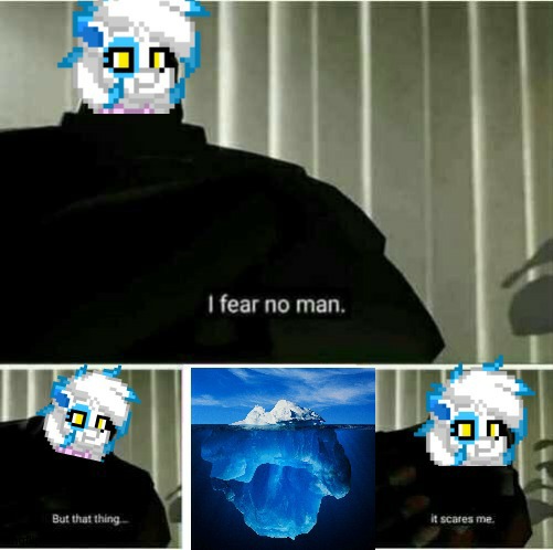 Yeah clear has Pagophobia. | image tagged in clear | made w/ Imgflip meme maker