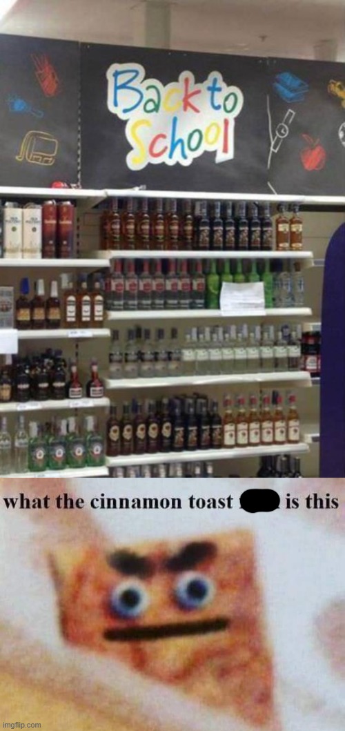 That's a drink bar not school stuff | image tagged in what the cinnamon toast f is this,memes,funny,you had one job,task failed successfully | made w/ Imgflip meme maker
