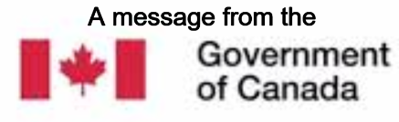 High Quality A Message From the Government of Canada Blank Meme Template